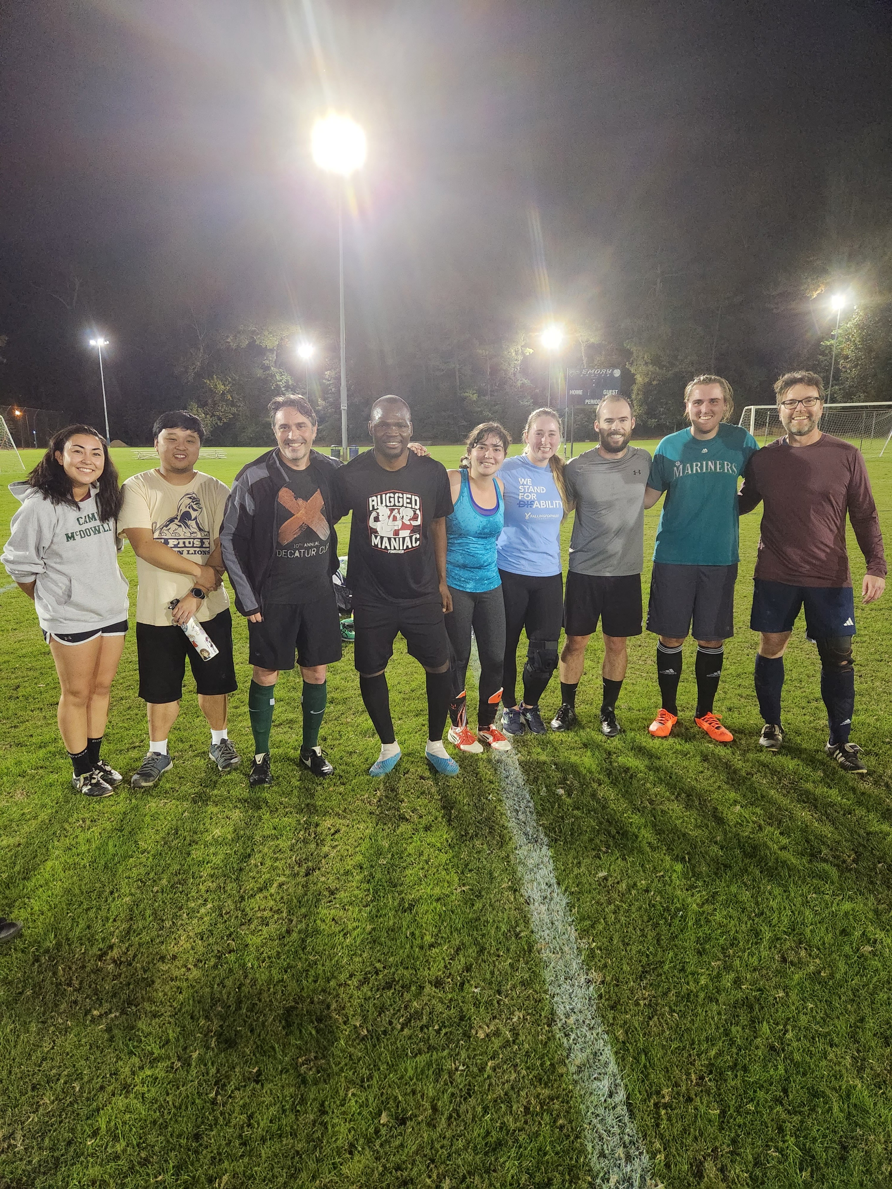 Photo from the first soccer game!